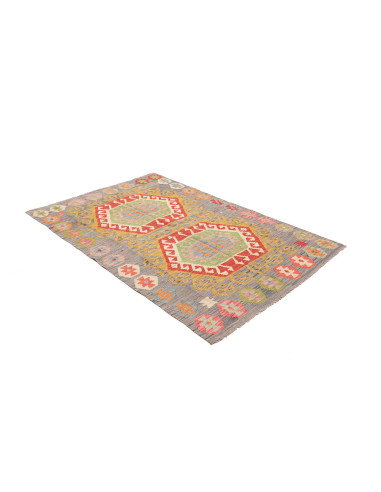 Kilim 126x185 Cm Kilim, Afghanistan, Hand-carded Wool (warp: