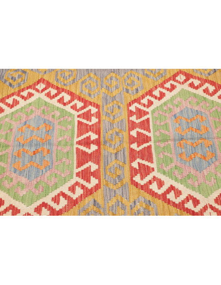 Kilim 126x185 Cm Kilim, Afghanistan, Lana Cardata A Mano