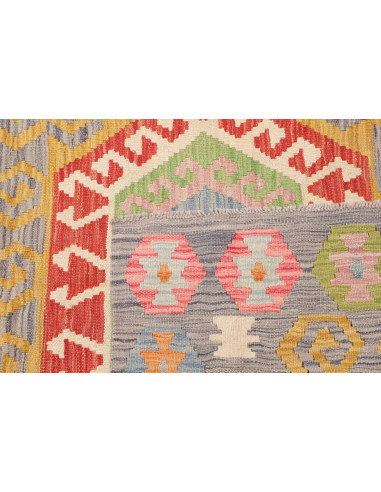 Kilim 126x185 Cm Kilim, Afghanistan, Hand-carded Wool (warp: