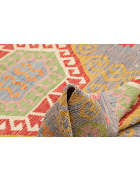 Kilim 126x185 Cm Kilim, Afghanistan, Lana Cardata A Mano