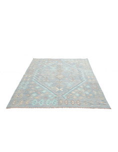 Kilim 153x196 Cm Kilim, Afghanistan, Lana Cardata A Mano 2