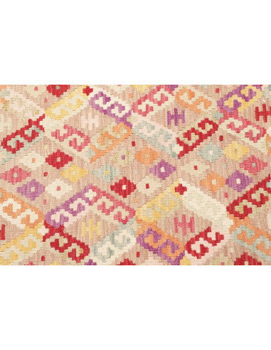 Kilim 79x190 Cm Kilim Afghanistan Lana Cardata A Mano Cotone