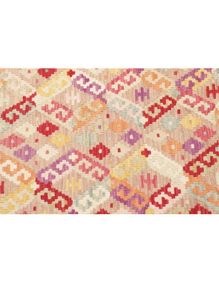 Kilim 79x190 Cm Kilim Afghanistan Lana Cardata A Mano Cotone