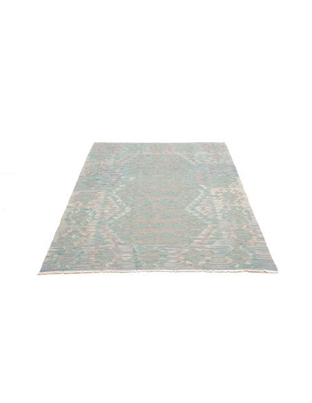 Kilim 134x176 Cm Kilim Afghanistan Lana Cardata A Mano