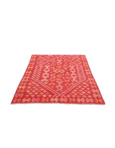 Kilim 130x179 Cm Kilim, Afghanistan, Hand-carded Wool (warp: 2