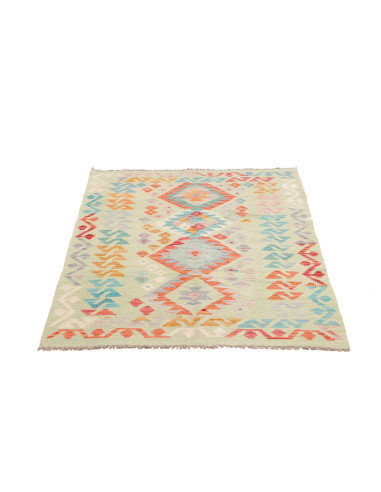 Kilim 97x145 Cm Kilim Afghanistan Lana Cardata A Mano Cotone