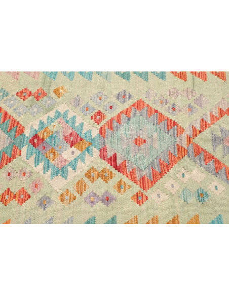 Kilim 97x145 Cm Kilim Afghanistan Lana Cardata A Mano Cotone