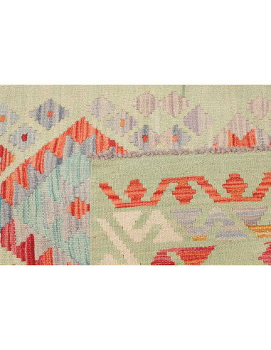 Kilim 97x145 Cm Kilim Afghanistan Lana Cardata A Mano Cotone
