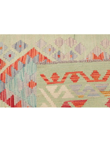 Kilim 97x145 Cm Kilim Afghanistan Lana Cardata A Mano Cotone