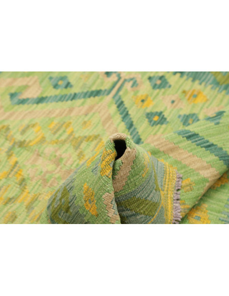 Kilim 102x149 Cm Kilim Afgano Lana Cardata A Mano Ordito