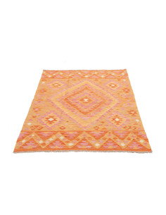 Kilim 102x144 Cm Afghan Kilim, Hand-carded Wool 2
