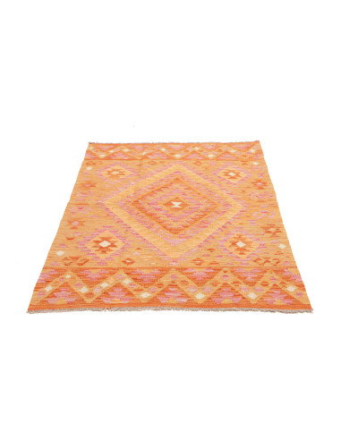 Kilim 102x144 Cm Kilim Afgano, Lana Cardata A Mano