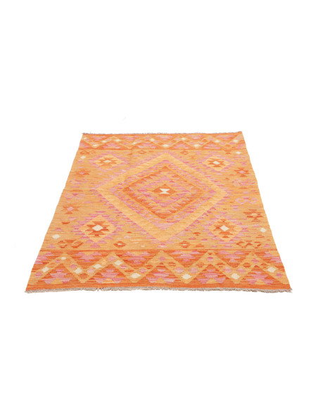 Kilim 102x144 Cm Kilim Afgano, Lana Cardata A Mano