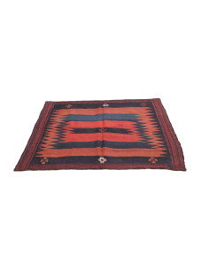 Tappeto Kilim Vintage Persia 134x130 Rosso Matt 2
