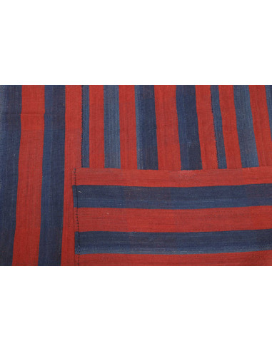 Tappeto Kilim Vintage Persia 170x170 Rosso Terr