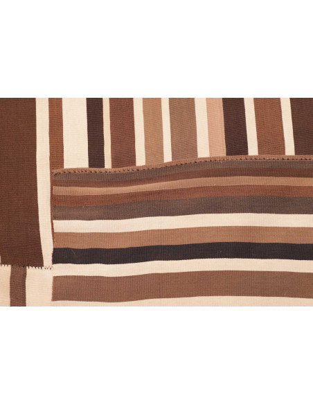 Rug Kilim Vintage Persia 129x147 Brown Beige