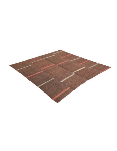 Tappeto Kilim Vintage Persia 173x174 Marrone Sc