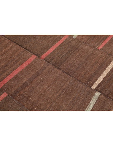 Rug Kilim Vintage Persia 173x174 Dark Brown Tea