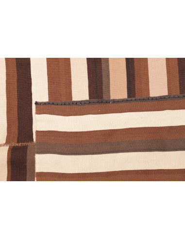 Rug Kilim Vintage Persia 135x136 Brown Cream