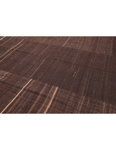 Rug Kilim Vintage Persia 287x317 Dark Brown Bei
