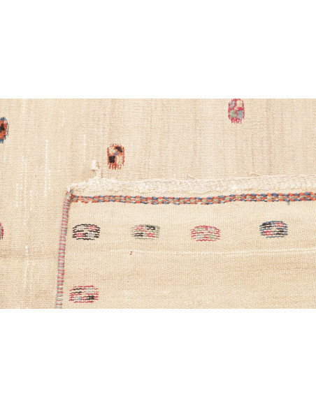 Rug Kilim Vintage Persia 110x126 Ivory Antique