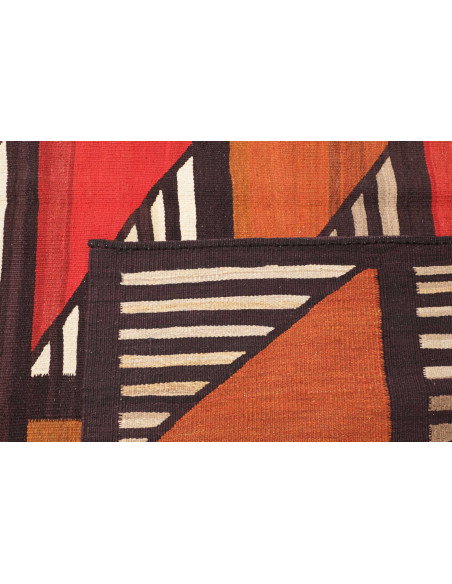 Tappeto Kilim Vintage Persia 301x446 Arancione