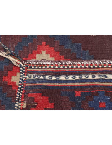 Tappeto Kilim Vintage Persia 108x123 Bordeaux R