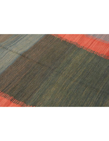 Tappeto Kilim Vintage Persia 121x241 Blu-grigio
