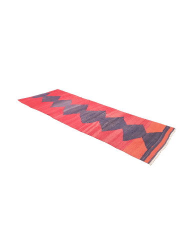 Tappeto Kilim Vintage Persia 109x301 Rosso Cora
