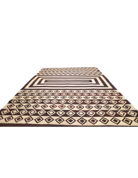 Tappeto Kilim Vintage Persia 333x430 Marrone Sc