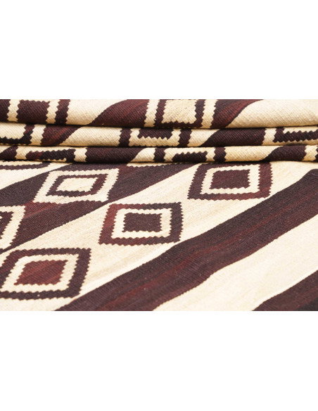 Tappeto Kilim Vintage Persia 333x430 Marrone Sc