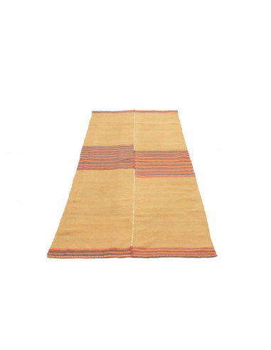 Tappeto Kilim Vintage Persia 80x200 Giallo Ocra