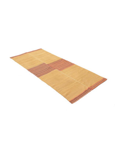 Rug Kilim Vintage Persia 80x200 Ochre Yellow Te
