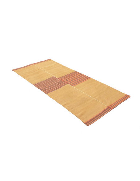 Rug Kilim Vintage Persia 80x200 Ochre Yellow Te