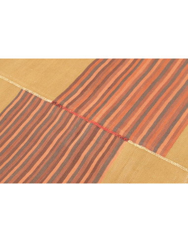 Rug Kilim Vintage Persia 80x200 Ochre Yellow Te