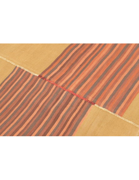 Rug Kilim Vintage Persia 80x200 Ochre Yellow Te