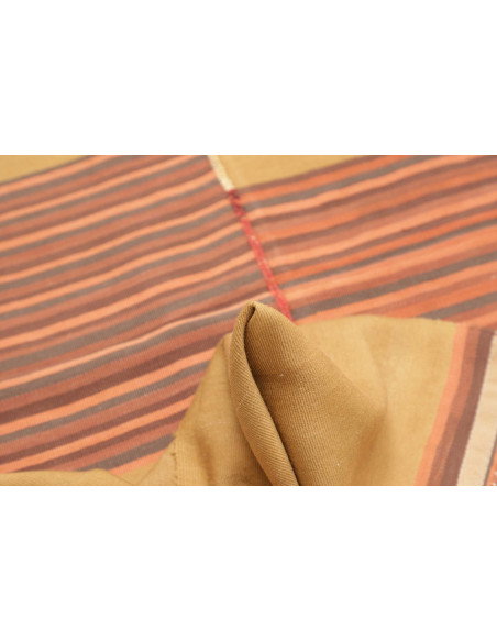 Tappeto Kilim Vintage Persia 80x200 Giallo Ocra