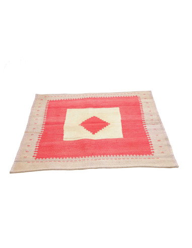 Tappeto Kilim Vintage Persia 107x99 Corallo Cre