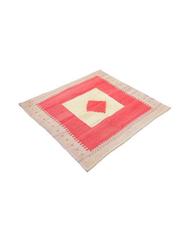 Tappeto Kilim Vintage Persia 107x99 Corallo Cre