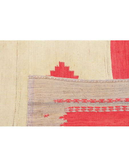 Tappeto Kilim Vintage Persia 107x99 Corallo Cre