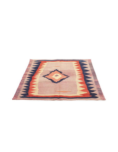 Tappeto Kilim Vintage Persia 118x107 Rosa Antic