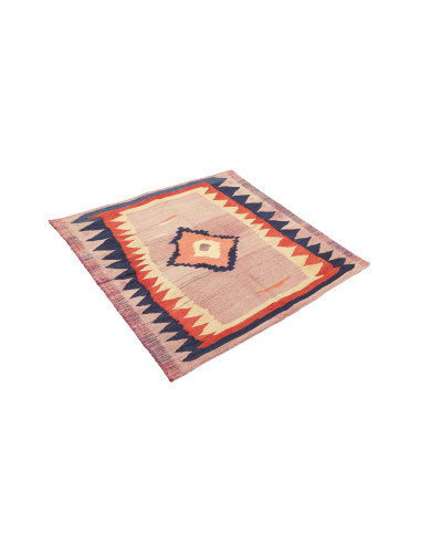 Tappeto Kilim Vintage Persia 118x107 Rosa Antic