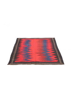 Tappeto Kilim Vintage Persia 105x112 Rosso Cora 2