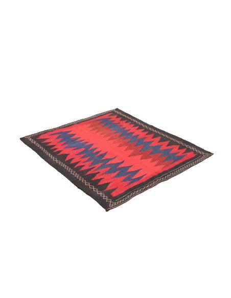 Tappeto Kilim Vintage Persia 105x112 Rosso Cora
