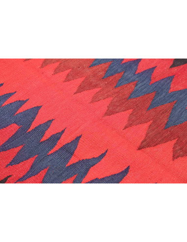 Tappeto Kilim Vintage Persia 105x112 Rosso Cora