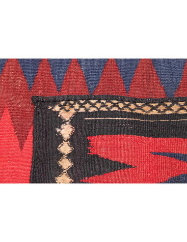 Tappeto Kilim Vintage Persia 105x112 Rosso Cora
