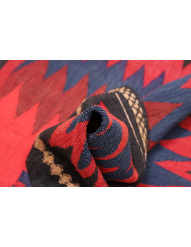 Tappeto Kilim Vintage Persia 105x112 Rosso Cora