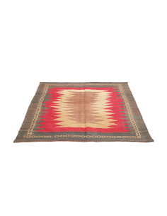 Tappeto Kilim Vintage Persia 130x129 Grigio-blu 2