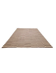 Tappeto Kilim Vintage Persia 272x350 Marrone Sc 2