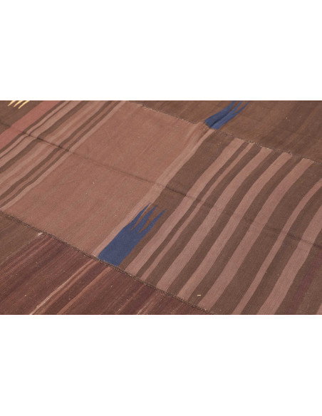 Tappeto Kilim Vintage Persia 203x400 Marrone Ro